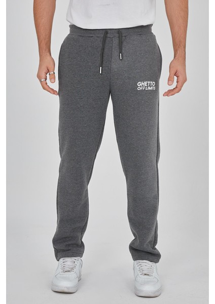 Basic Unisex Antrasit Melanj Eşofman Altı