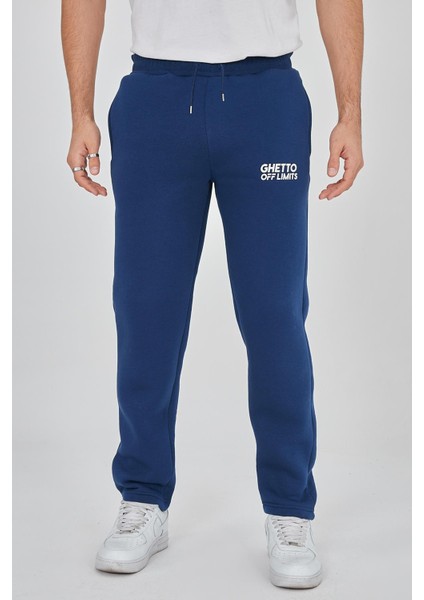 Basic Unisex Indigo Eşofman Altı