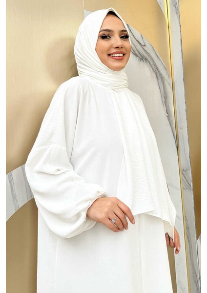 Şallı Namaz Elbisesi 3857 Ekru fırsatları