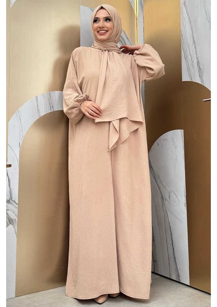 Şallı Namaz Elbisesi 3857 Taş