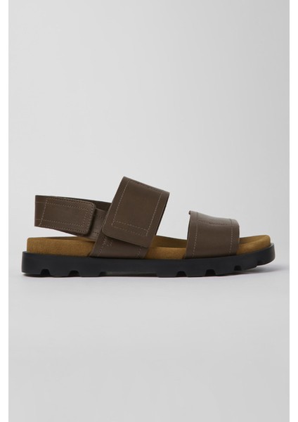 Brutus Sandal Erkek Kahverengi Sandalet - K100777