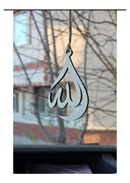 Ahşap Çift Taraflı Araba Süsü Altıgen Ayetel Kürsi Duası ve Nazar Duası Dikiz Aynası Süsü 6gen Dikiz Aynası fiyatları