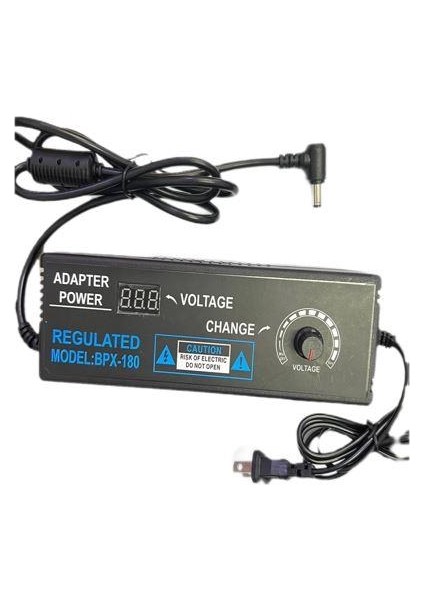 PM-22380 3 VOLT - 12 VOLT - 10 AMPER 5.5*2.5 MM UÇLU VOLTAJ KADEMELİ ADAPTÖR