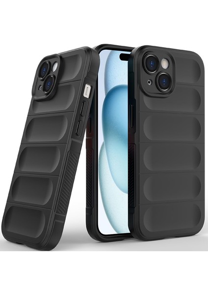 Apple iPhone 15 Uyumlu Kılıf Mat Kamera Korumalı Silikon