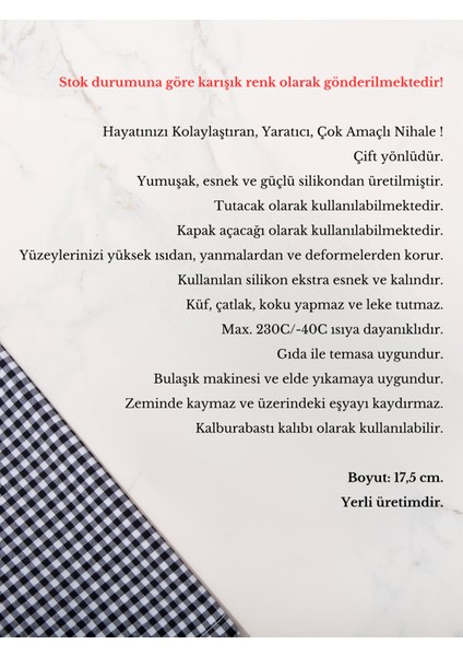 Silikon Yuvarlak Nihale 3'lü Set fiyatları
