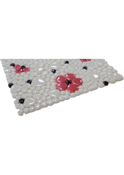Mutfak Tezgah Arası ve Yaşam Alanlarının Tüm Yüzeyleri Için Çiçek Desenli Cam Mozaik. File Ölçüsü: 31.5X31.5 Cm. ( 1 Koli = 10 Karo File = 1m2 Fiyatıdır )