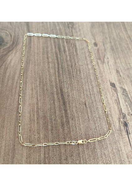 Ataç Zincir 14 Ayar Gerçek Altın Zincir Kolye - Kalınlık: 2.78 mm (585 Damgalı) - 55 cm