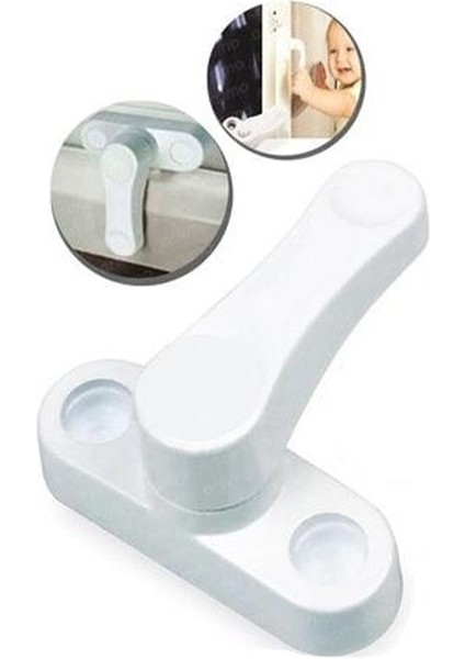 Pvc Pimapen Pencere Cam Balkon Kapısı Çekmeli Metal Güvenli Çocuk Bebek Emniyet Kilidi