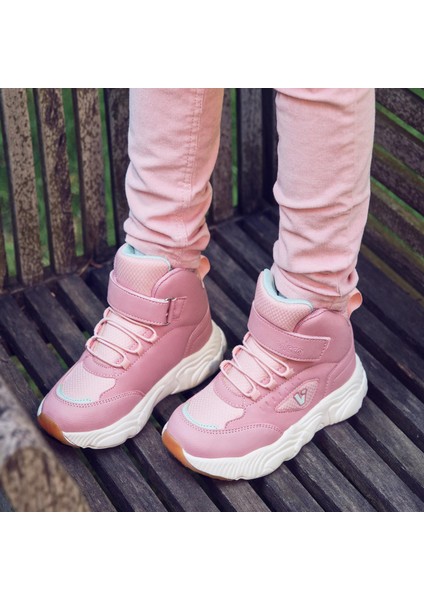 Hafif ve Rahat Ortopedik Kız Çocuk Bebe Bot Pudra Pembe Vcnckb