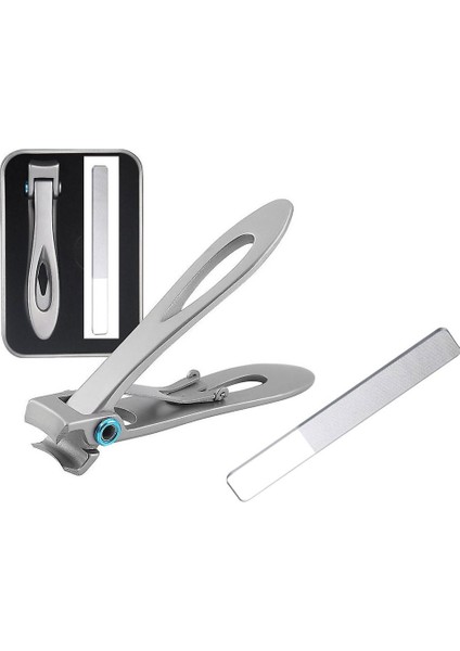 Extra Geniş Ağızlı Paslanmaz Törpü Hediyeli Tırnak Makası Büyük Boy Kalın Tırnak İçin fırsatları