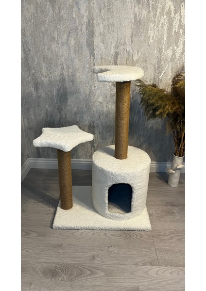 Star Kedi Tırmala Evi 74 cm x 50 cm x 35 cm
