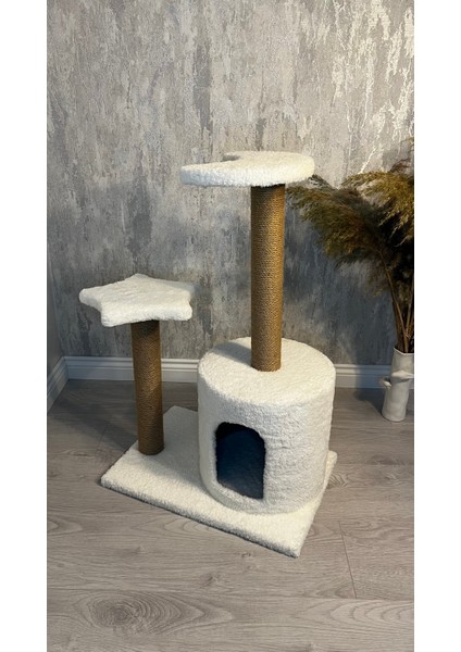 Star Kedi Tırmala Evi 74 cm x 50 cm x 35 cm indirimleri