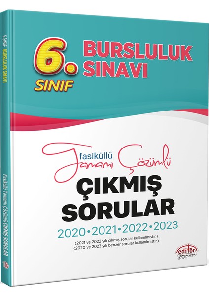 6. Sınıf Bursluluk Çıkmış Sorular ve Çözümleri