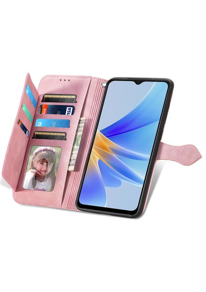 Oppo A17 Fermuarlı Kese Manyetik Kart Tutacağı Bilek Kayışlı Cüzdan Kesesi Oppo A17 (Yurt Dışından) indirimleri