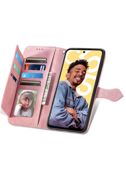 Oppo Realme C55 Fermuarlı Kese Manyetik Kart Tutacağı Bilek Kayışlı Cüzdan Kesesi Oppo Realme C55 (Yurt Dışından) indirimleri