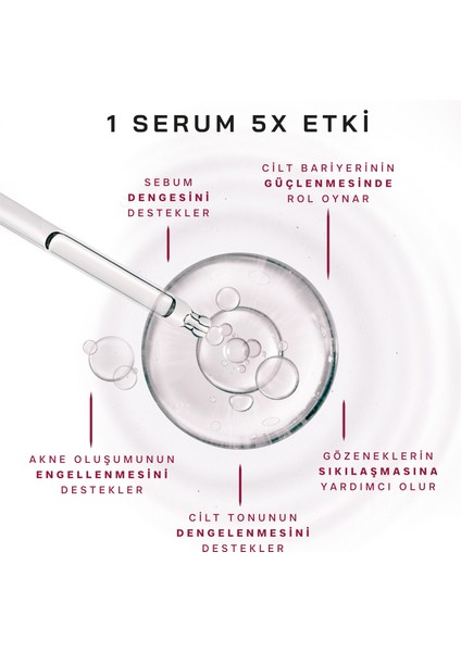 Cilt Kusurlarını Azaltma Etkili Akne Serum 50ml (Salicylic Acid+ Yeşil Çay Komplex)