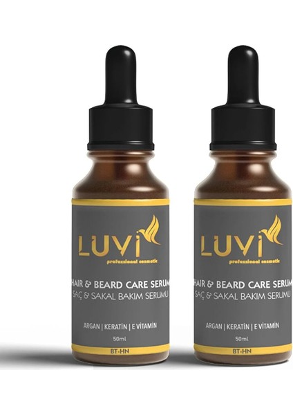 Besleyici, Onarıcı Saç Ve Sakal Serumu 2 Li Set (50ml+50ml)