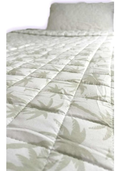 Palmiye Desenli Çift Taraflı 7kg 150X200 Ağır Yorgan/battaniye
