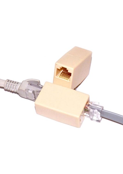 RJ45 Ara Bağlantı Buatı Network Cat5 Cat6 Kablosu Uzatma Aparatı