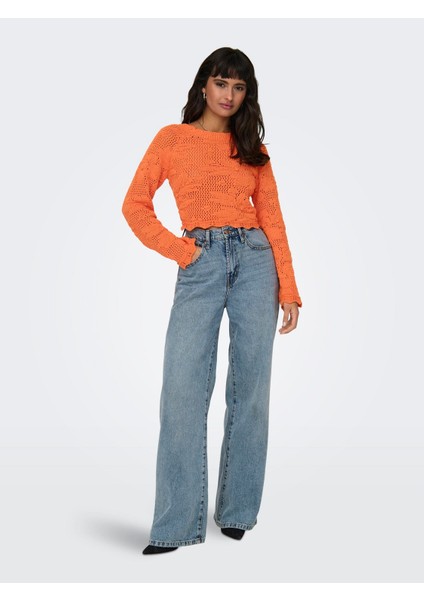 Bayan Arkası Dekolteli Örme Kazak 15317706 modelleri