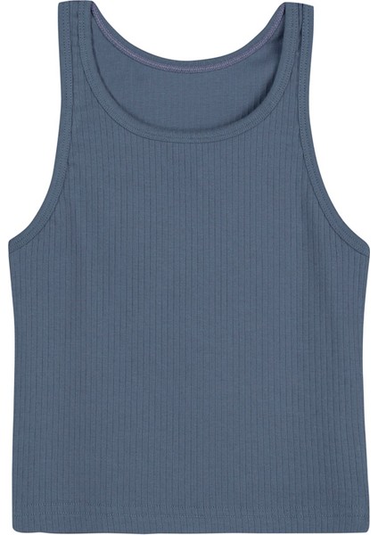 Pamuklu Fitilli Kadın Crop Atlet&tanga Külot Takım TK-6840