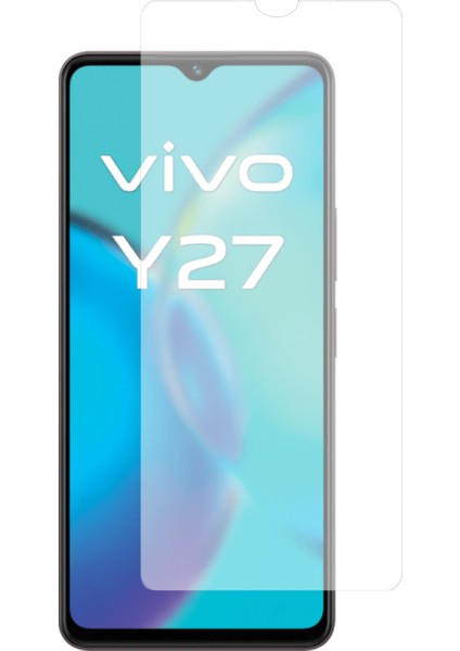 Case World Vivo Y27 Temperli Ekran Koruyucu Kırılmaz Cam