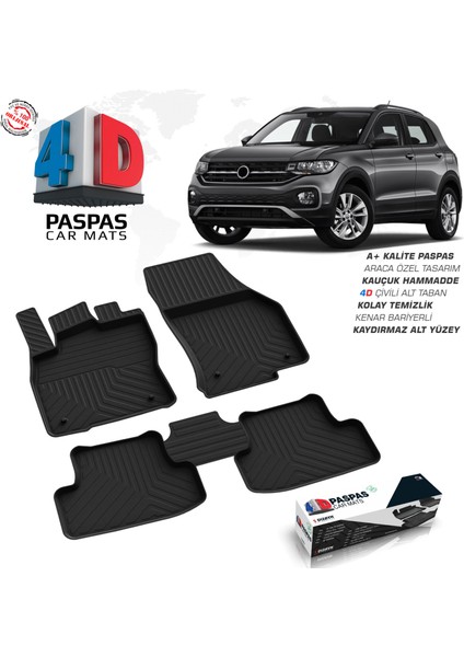 Vw T-Cross 4d Havuzlu Paspas 2019 Üzeri