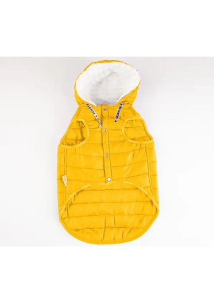 Sarı Railway Yelek Köpek Yeleği Köpek Kıyafeti Köpek Yağmurluk - M modelleri