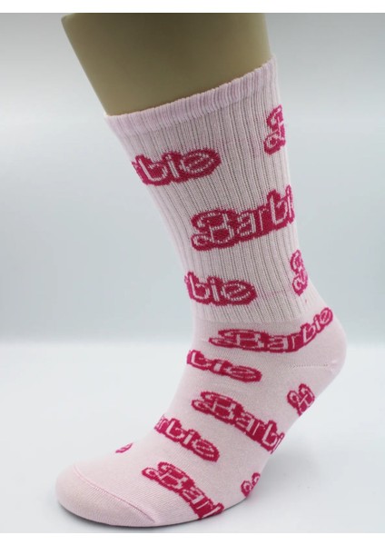 Barbie Desenli Kolej Çorap