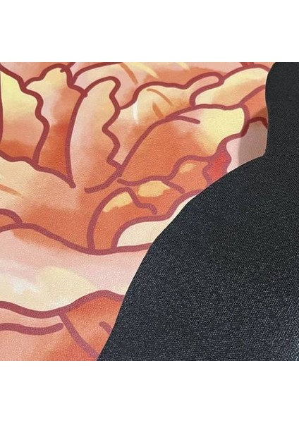 Deri Şakayık Çiçek Giriş Kapısı Mat, Özel Şekişli Oturma Odası Kapı Mat Slip Foot Mat (Yurt Dışından) modelleri