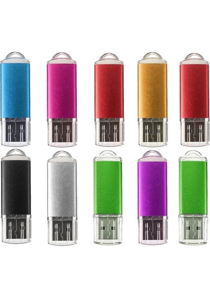 Newtık USB 2.0 Flash Sürücü Başparmak Kalem Veri Depolama 128 MB 20 Adet Windows Xp/ 2000/ Vista/ 7/ 8/ 8.1/ 10, Purple (Yurt Dışından)