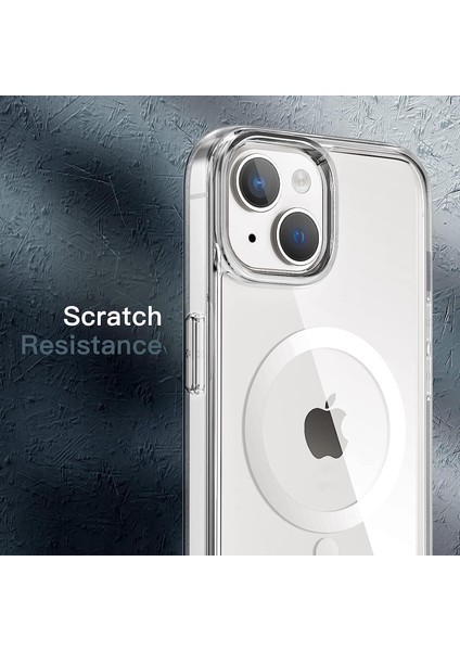 iPhone 15 Plus Kılıf Magsafe Wireless Şarj Özellikli Şeffaf Kılıf modelleri