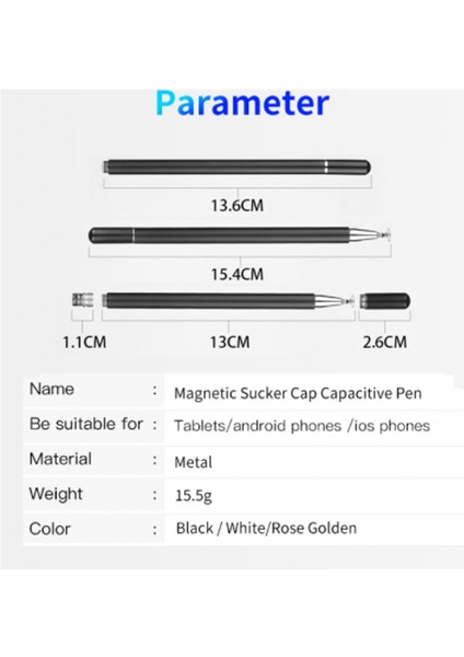 Çizim Için Stylus Kalem Akıllı Telefon Android Tablet Için Kontak Kalemler Boyama Yazma Manyetik Kalem Kapağı Cep Telefonu Kalem (Yurt Dışından) indirimleri