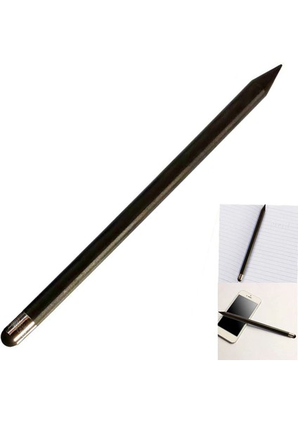 iPhone iPad Tablet Telefon Pc Için Kapasitif Kalem Kalem Stylus Basın Ekran Çubuğu - Siyah (Yurt Dışından)