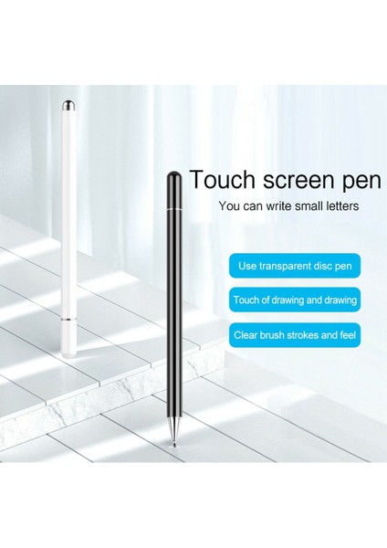 Stylus Pen Evrensel Temas Ekranı Çizim Kalemi Android Ios iPad iPhone Samsung Huawei Tablet Lenovo Xiaomi Siyah (Yurt Dışından)