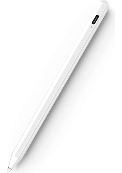 Apple Pencil 2 Için Kontak Kalem Stylus Için iPad Pro 11 12.9 9.7 Hava 3 Mini 5 Aktif Kalem Gecikme Yok Çizim Kalemi (Beyaz) (Yurt Dışından)