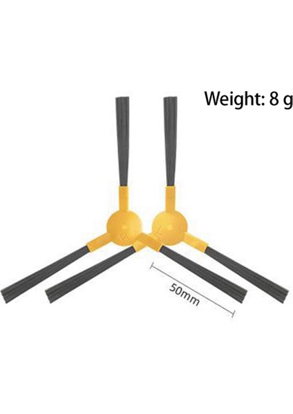 12 Adet Ikhos Oluşturmak Netbot S15 Neatsvor X500 X600 Tesvor X500 Pro Robotlu Süpürge Yan Fırça (Yurt Dışından) fırsatları