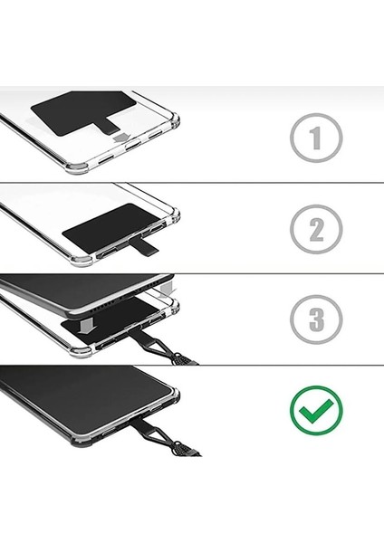 Çapraz Kullanım Telefon Askısı Gümüş indirimleri