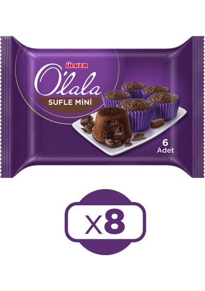 O'lala Sufle Mini 162 G x 8 Adet