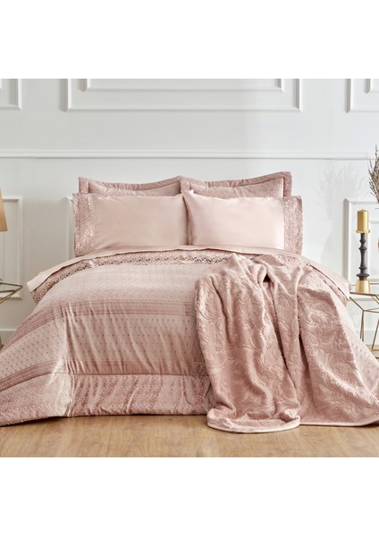 Anita Saten 8 Parça Çeyiz Seti Rose Gold