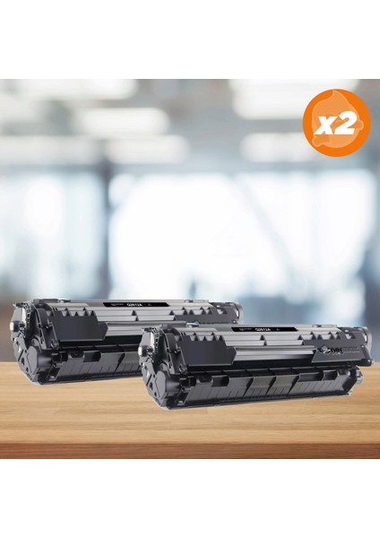 Hp 12A / Q2612A Muadil Toner 2'li Paket / 1010/1012I/1015/1018/1020/1022