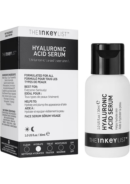 The Inkey Lıst Hyaluronic Acid Serum - Serum 30ML