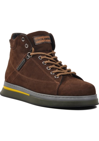 1361654-24K Kahve Nubuk Deri Erkek Bot modelleri