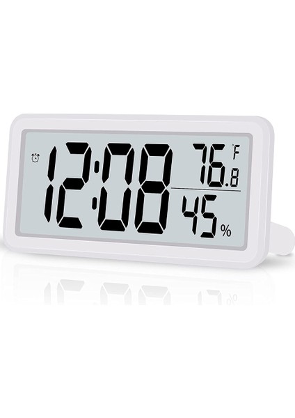 Dijital Çalar Saat, Kumandalı LCD Elektronik Saat Beyaz (Yurt Dışından) fiyatları