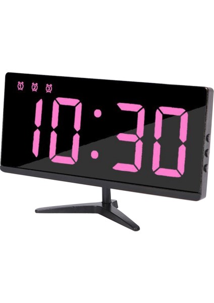 LED Dijital Çocuk Elektronik Çalar Saat Pembe Işık (Yurt Dışından)