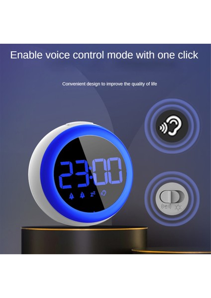Çocuklar Için Çalar Saat, Çift Alarm, Ayarlanabilir Gece Lambası, Çocuklar Için (Yurt Dışından)