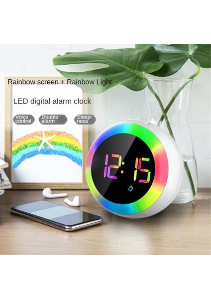 Çocuklar Için Çalar Saat, Çift Alarm, Ayarlanabilir Gece Lambası, Çocuklar Için (Yurt Dışından)