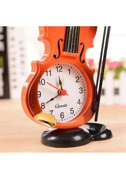 Simülasyon Keman Çalar Saat Müzik Aleti Şekli Saat, Beyaz (Yurt Dışından) indirimleri