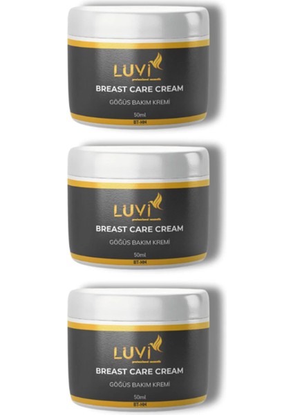 Breast ve Sıkılaştırıcı Bakım Kremi 3'lü Set 50 ml + 50 ml + 50 ml