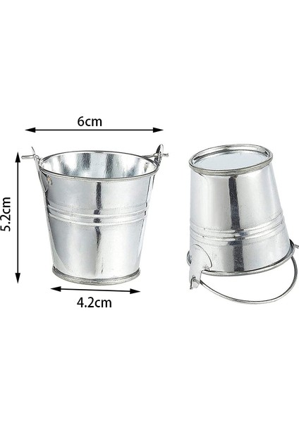 20 Adet Mini Metal Kova Taşınabilir Saksı Vazolar Yetiştiricilerinin Güzel (Yurt Dışından) fiyatları